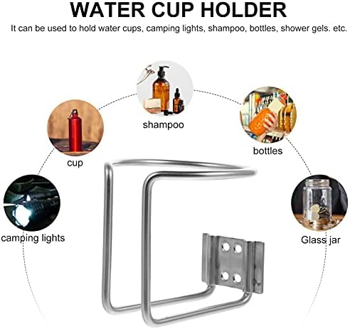 За Определяне на Wakauto За Монтиране на Стойка За съхранение на Чаши за Вода Притежателя Чаши за вода От Неръждаема Стомана