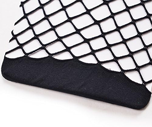 OULII 2 Двойки от Модерните женски чорапи на щиколотках в рибарска мрежа, Прозрачни Мрежести чорапи с лък (черен)