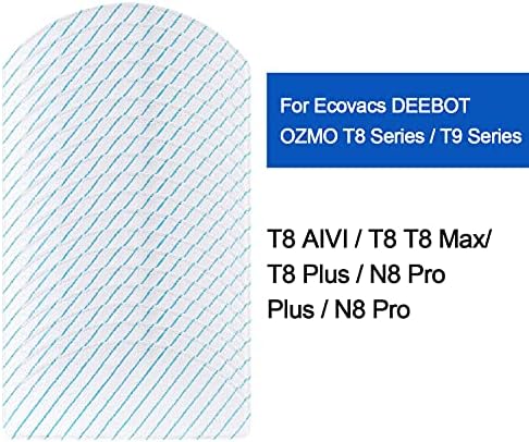 Jajadeal 10 БР. Сменяеми Подложки за прибиране на реколтата от Ecovacs DEEBOT OZMO Т8 AIVI Т8 Max и Робот-Прахосмукачка серията Т8/T9/N8 Pro Plus/N8 Pro