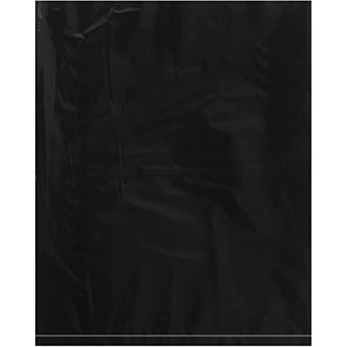 Плоски найлонови торбички размер на 2 на Хиляда, 8 x 10, Черен, 1000 / Калъф