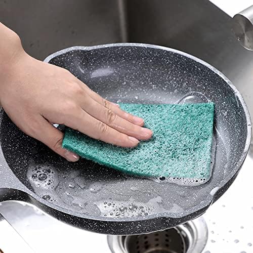 TODOZO Стъргало за миене на чинии, Чистачи за миене на съдове, Зелени Многократна употреба Домакински Тел за съдове, Кухненски