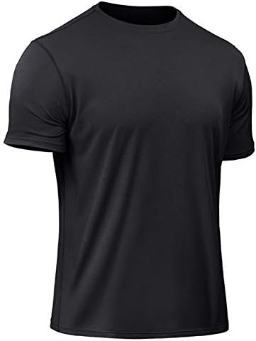 simcotic Големи и Високи Спортни Ризи Суха Засаждане за Мъже, Мъжки Спортни Ризи с Къс Ръкав, Тениска Влагоотводящая