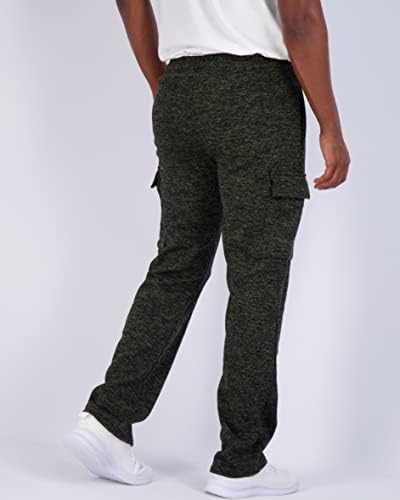 3 Опаковка: Мъжки Спортни Всекидневни Спортни Панталони-Карго с отворен Дъното отвътре Tech и Джобове.