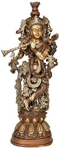 IONA Трибханги, Застанал на Кришна с флейтой, Височина: 20 См