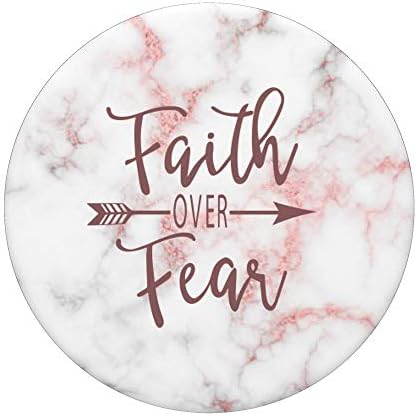 Вяра над страх-черен подарък на християните-библията-PopSockets за момичета PopGrip: замяна дръжка за телефони и таблети