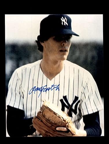 Роули Иствик с Автограф от ръката на 8x10 Снимка на Ню Йорк Янкис