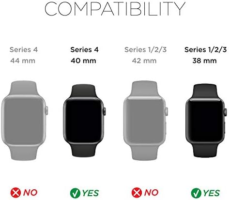 Взаимозаменяеми каишка за Apple Watch X-Doria 38 мм, серия Field - Съвместим с Apple Watch Серия 1, Серия 2 и Nike+