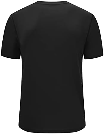 Мъжки ризи с къси ръкави за голф YSENTO с Кръгло деколте и Къс ръкав UPF 50 +, Абсорбиращи Влагата, бързо съхнещи