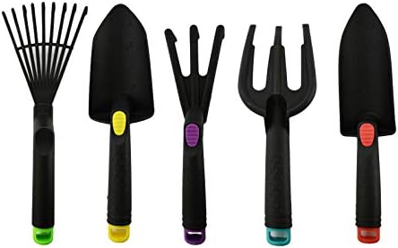 Корпоративна набор от Black Duck от 6 Утяжеленных ръчни инструменти! Всеки ръчен инструмент взвешен,! Идеален за дълги часове работа в Градината! (5 Инструменти за + 1 Бону