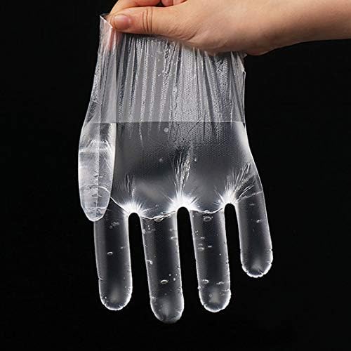 За еднократна употреба пластмасови ръкавици HLIN 1500 броя - ръкавици за готвене ръкавици за Еднократна употреба прозрачни за обществено хранене, почистване, един раз?