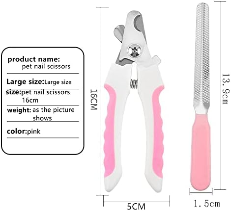 За подстригване и ножици за нокти на домашни любимци - с противоударен, за да се избегне изрязване на ноктите +