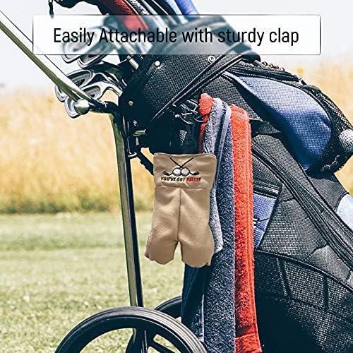 SOQ Чанта За съхранение на Топки за голф, Забавен Калъф за Аксесоари за голф, Подарък Томбола, Размяна на Подаръци под формата