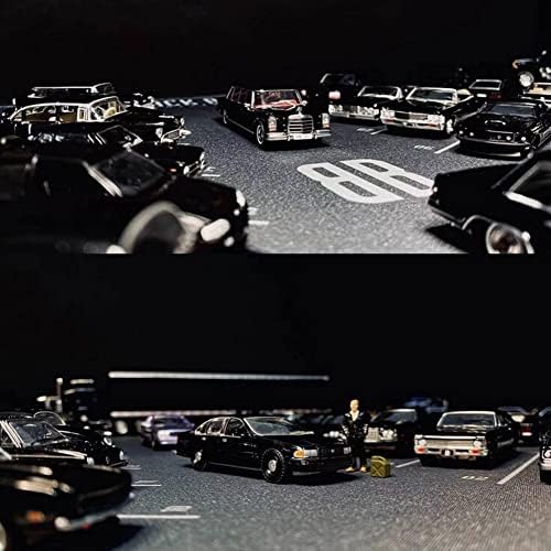 Гумена Подложка За мишка На паркинга, 1/64 Дисплей сцена на автомобила Гумена Подложка за Мишка за Hot Wheels Гласове модели