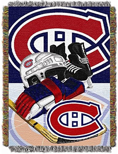 Официално Лицензиран Тъкани Гобеленовый Каре NHL Homefield Ice Предимство, 48 x 60, Многоцветен