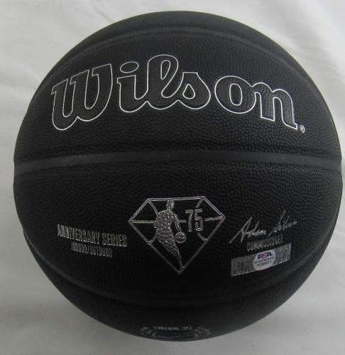 Кевин Гарнет подписа Автограф Уилсону на 75 м баскетбольном мача в НБА с/Insc PSA/DNA 1 - Баскетболни топки с автографи