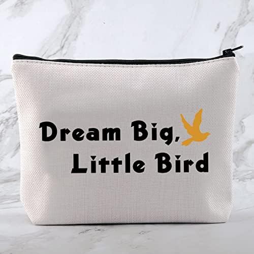 Вдъхновен от телевизионното шоу на MNIGIU Подарък Мечта на много Малка Птичка Косметичка Подарък Фен на Книгите Книгата на Подарък