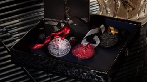 2021 Lalique Merles със Стафиди, Коледна Украса - Черен Кристал