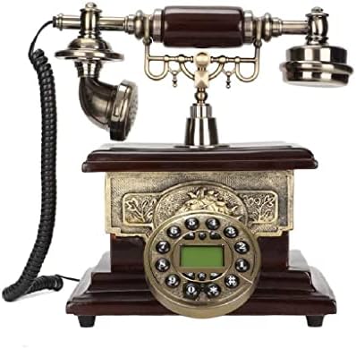 QUUL Старомоден телефон с Повторното избиране с едно докосване Ретро телефон за бара, за офис, за кафене