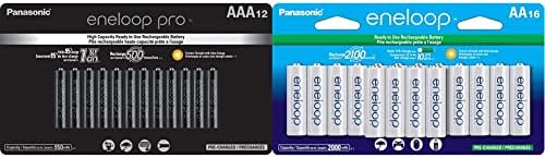 Акумулаторни батерии Eneloop Panasonic BK-4HCCA12FA, предварително заредени nimh батерии с голям капацитет тип AAA,