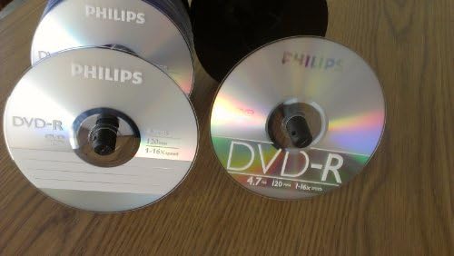 Корпоративна 16-кратно DVD-R носител на Philips в опаковка 100 броя в шпиндел с дръжка (DM4S6H00F/17)