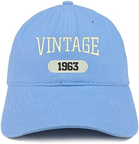 Моден магазин за дрехи Реколта 1963 бродирани 60-годишнината от почивка, от памучни тъкани шапки