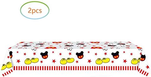 2 опаковки Покривки за парти с Мики Маус, Покривката с Мики Маус, Аксесоари За Парти в чест на рождения Ден на Мики