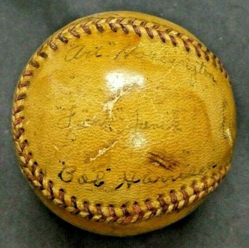 Супер Рядък Топката Били Саутуорта-младши, Подписан през 1939 г. Ром Бел Полковниками на Малката лига - Бейзболни Топки