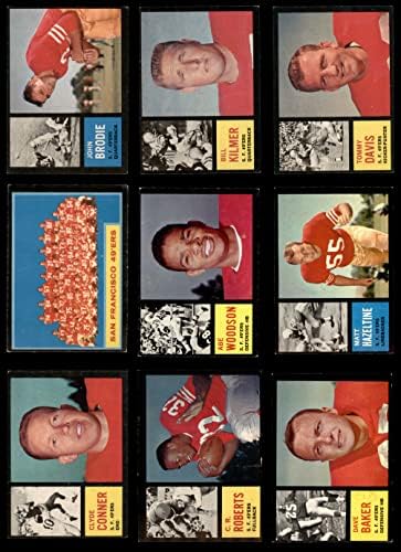 1962 Топпс Сан Франциско 49ерс Команден сет Сан Франциско 49ерс (сет) VG/EX+ 49ers
