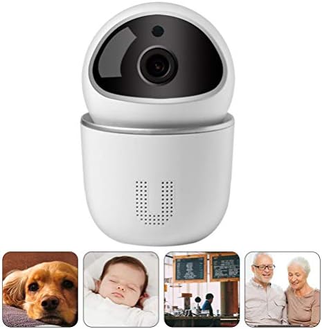 SOLUSTRE Интелигентна Камера за Видеонаблюдение 1080P Камера за Сигурност за Нощно Виждане в Закрито Безжична WiFi Камера Видеонаблюдение за Гледане на деца, за Домашни Лю