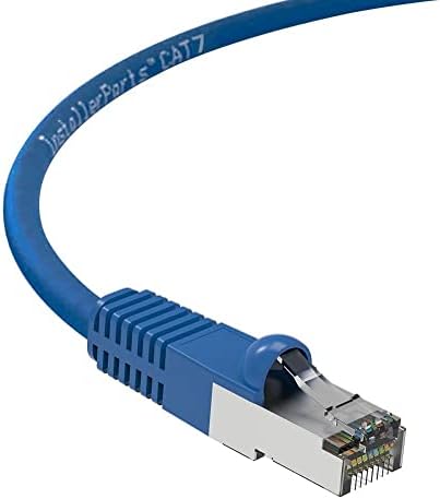 Монтажни детайли Ethernet Кабел CAT7 Екраниран кабел (SSTP) с качването на 100 метра Синьо - Професионалната серия - Мрежа