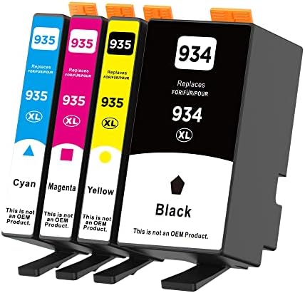 Разход на комплект касети с мастило Yocare 934XL и 935XL за 934 935 XL, съвместими с вашия принтер Officejet Pro