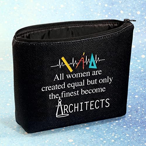 G2TUP Косметичка архитект Архитектурен подарък за Всички жени са създадени равни, Но Само най-добрите Стават