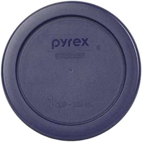 Pyrex (2) 7202-БР 1 Чаша (2) 7200-2 БР Чаша (2) 7201-4 БР чаши Сини Сменяеми капачки, Направени в САЩ