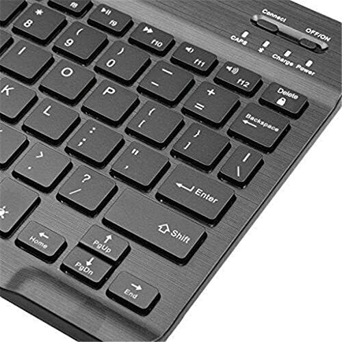 Клавиатура BoxWave е Съвместима с BLU C7 (клавиатура от BoxWave) - Клавиатура SlimKeys Bluetooth - с подсветка, преносима
