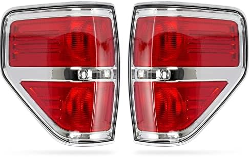 Задна светлина RANSOTO е Съвместим с 2009-2014 Ford F150 F-150 Задна светлина пикап, от страната на пътника и водача,