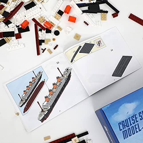Набор от градивни блокове SuSenGo за Титаник-481 бр., Играчка Тухли, Строителни Комплекти за Възрастни, Детски Образователни