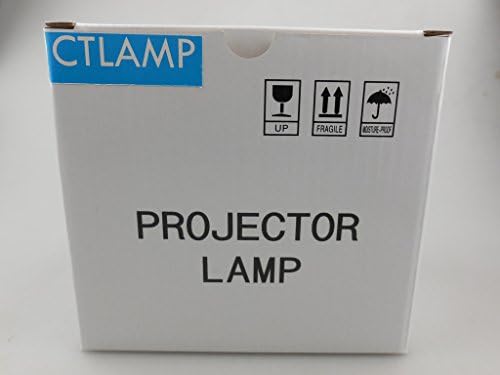 CTLAMP A + Качествена работа на смени лампа за проектор ET-LAV400, Съвместима с ET-LAV400 Лампа с кутия, Съвместима