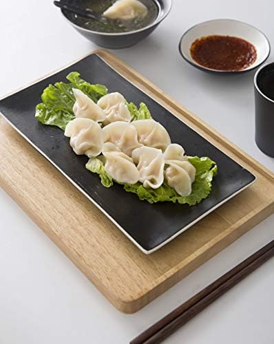 Комплект чинии за суши в японски стил pangu от 12 предмети, съдове, Йору (Нощен), Черен, Маса за 4 човека