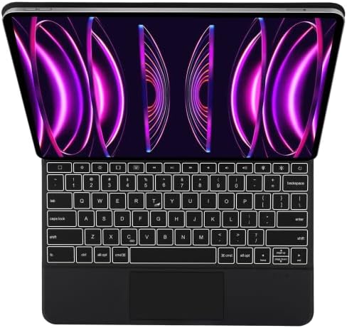 Калъф KVAGO Магията за iPad Keyboard Pro 12,9 инча (6-то, 5-то поколение - 2022, 2021), Калъф Magic Keyboard,
