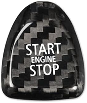 Eppar Нова Капачка Бутон за стартиране на двигателя от въглеродни влакна, която е Съвместима с Mini Countryman -2020