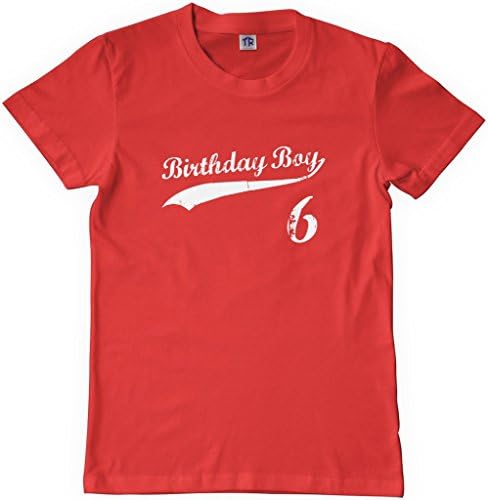Младежка Тениска за 6-годишния си рожден ден Threadrock Big Boys'