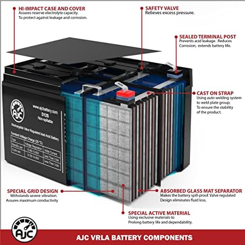 Херметичен оловно-киселинната батерия Sunago SB604B 6V 5Ah - Това е замяна на марката AJC