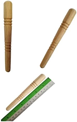 poppip: Дървена Пръчка За Масаж на Краката, Дървени Рефлексотерапия, Тайландски, Традиционна Таблица За Краката с Дължина 5,5 инча