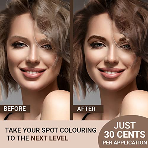 Тъмно кафяв цвят на косата Mina ibrow Henna | Устойчива естествена захар за място оцветяване и тонизиране на косата