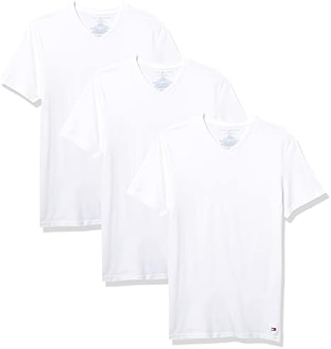 Мъжки ризи Tommy Hilfiger, 3 Опаковки на Класическите Памучни Тениски С V-образно деколте