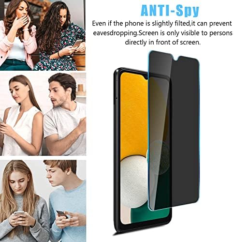 Anbzsign [2 Комплект защитно фолио за Samsung Galaxy A03 / A03S / A03 Основната за защита на екрана от проследяване, закалено