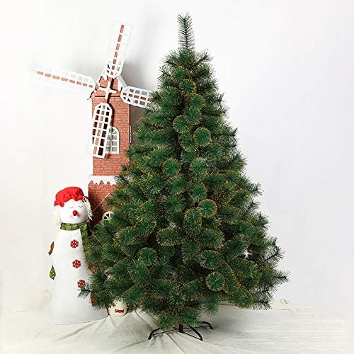DLPY PVC Коледна Борова Елха, Навесная от Смърч, Предварително Украсена с Метална Поставка, Коледна Елха за Празника на закрито -6 фута (180 см)