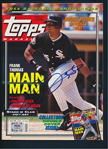 Франк Томас Подписа списание с Автограф на PSA/DNA AL88930 - Списания MLB с автограф