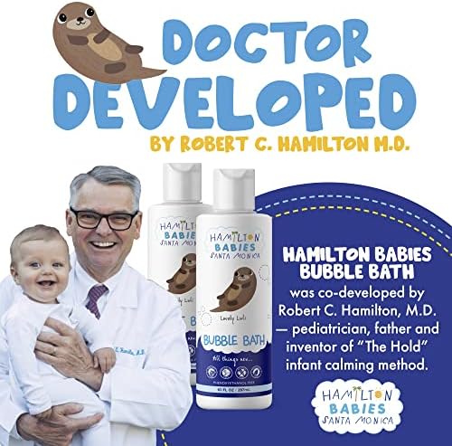 Хамилтън Бебета: Нов Luli Bubble Bath - Детска баня - 10 течни унции / 297 мл - Натурални растителни съставки кучешка кожа, хипоалергенни,