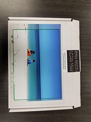 Алуминиева плоча ArtDeco за водна печат директно да нанесете върху повърхността на Бял мат в пакет 11 x14 (с носител)